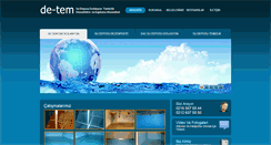 Desktop Screenshot of detemsudeposu.com